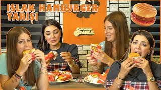 Cezali Islak Hamburger Yeme Yarişmasi Nez Demi̇r Kustu