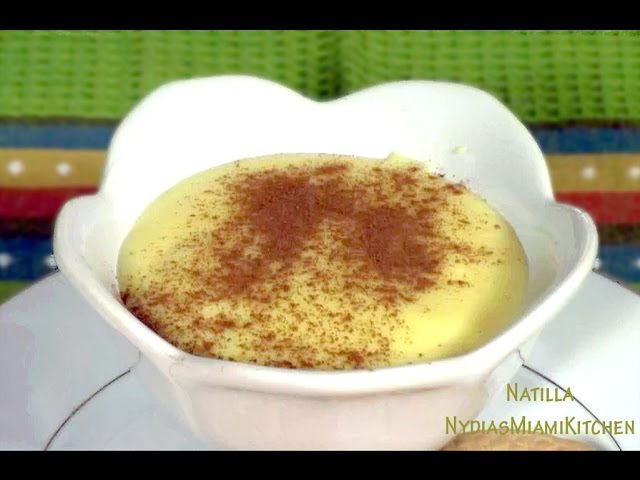 Nydia's Natilla- Egg Custard - YouTube