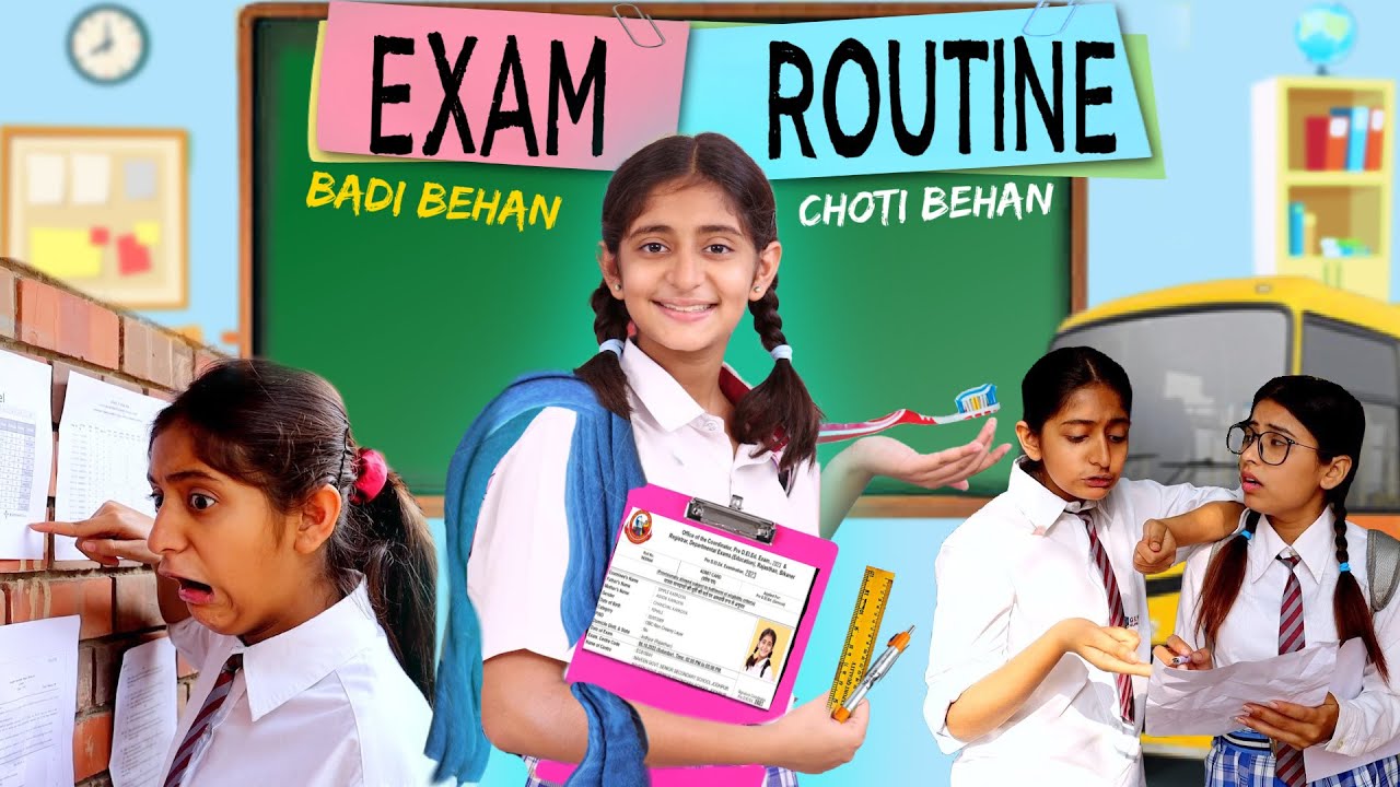 Examination day routine  BADI vs CHHOTI BEHAN Expectations vs Reality |  MyMissAnand