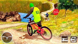 Bike Games - Mountain Bike: MTB Rider BMX Uphill Stunts Race 3D #2 - Gameplay Android free games screenshot 3