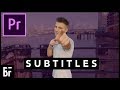How to Add Subtitles in Adobe Premiere Pro 🎬