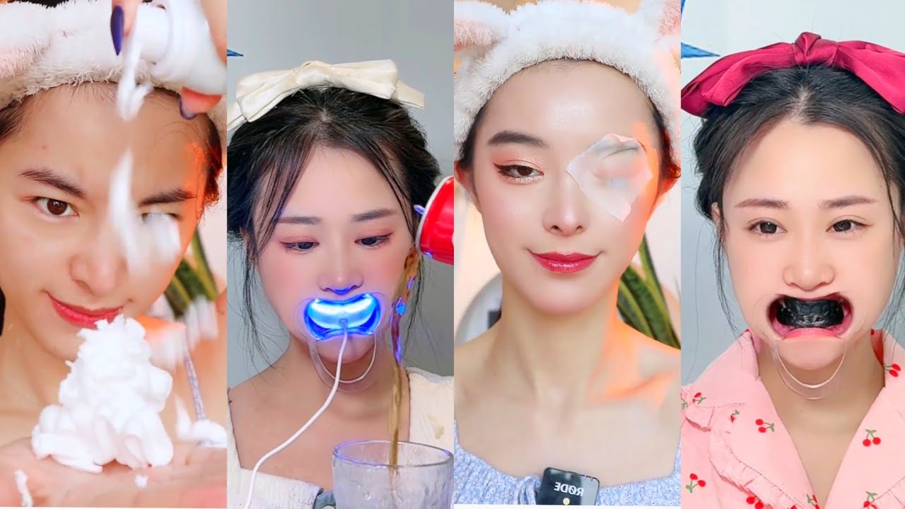 •22[SKINCARE ASMR] Chinese Skincare ASMR COMPILATION 中国护肤程序💫 asmr 