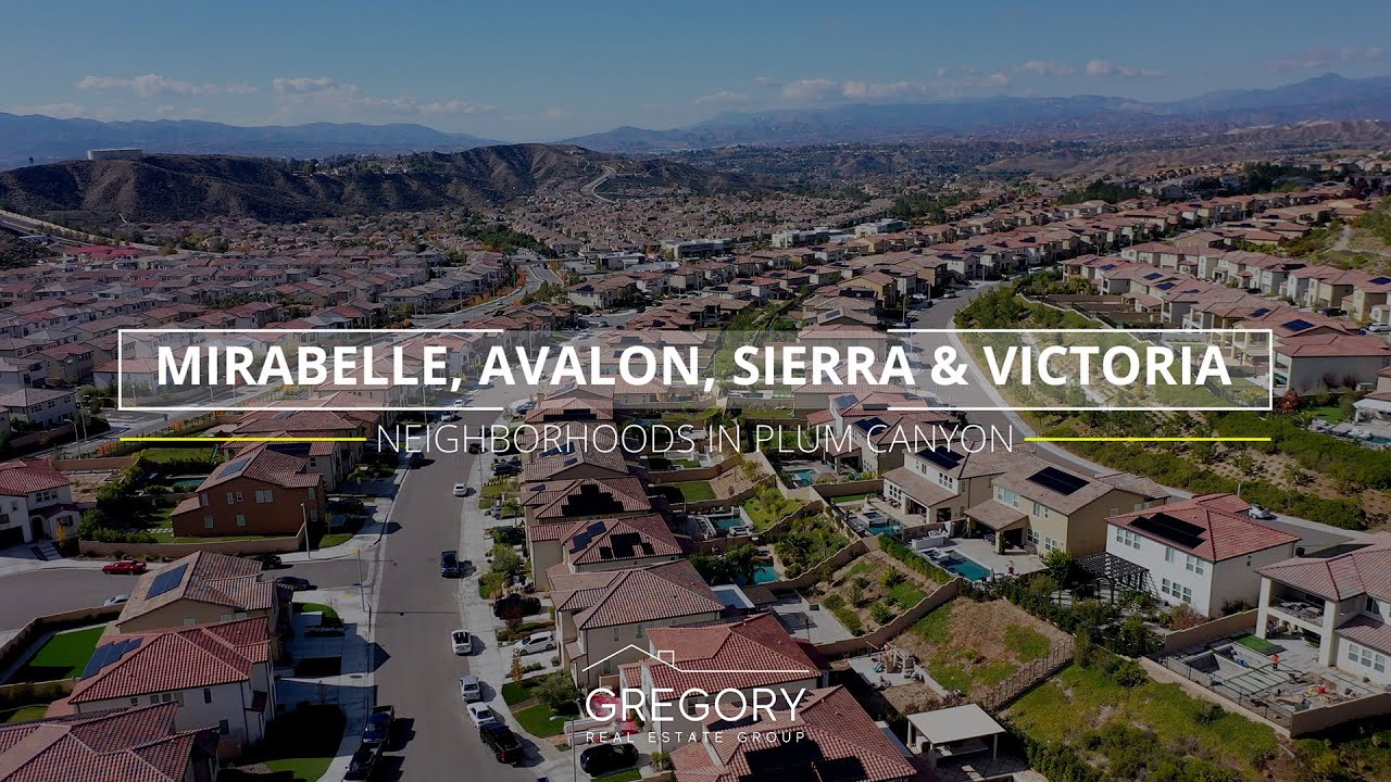 Mirabelle, Avalon, Sierra, and Victoria Neighborhoods in Plum Canyon