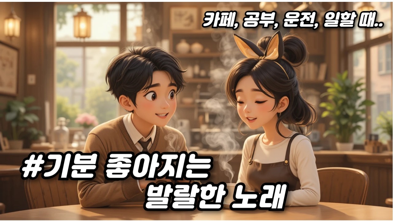 [Playlist]💕카페음악 플레이리스트2 (중간광고없음)/발랄한 노래 모음/운전할 때·일할 때·매장에서 듣는 음악