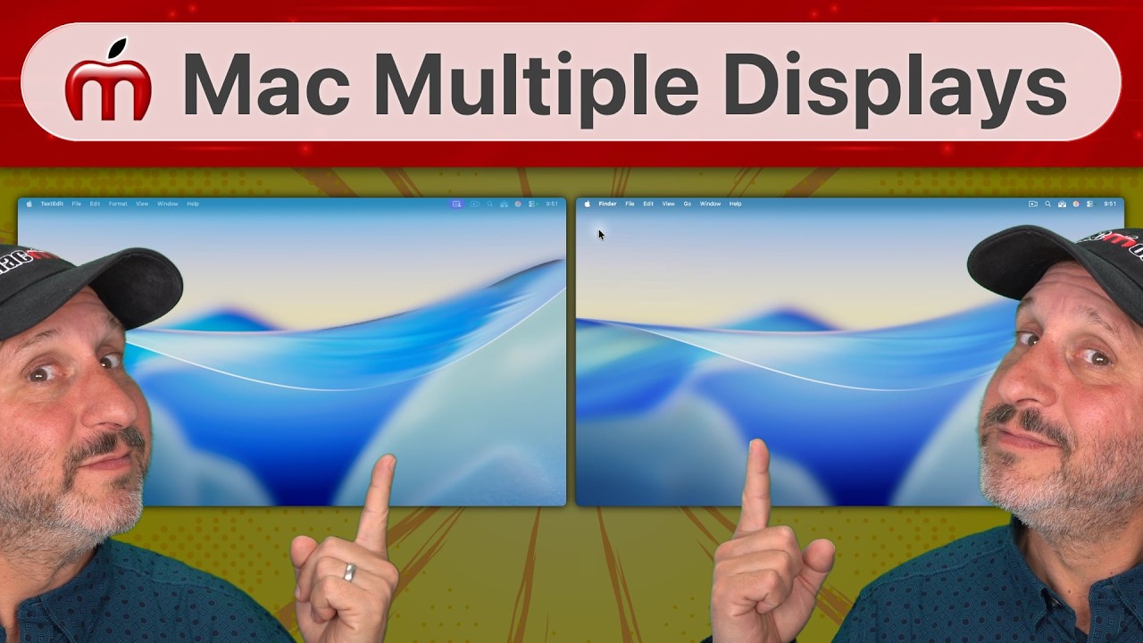 Using Multiple Displays With Your Mac - YouTube