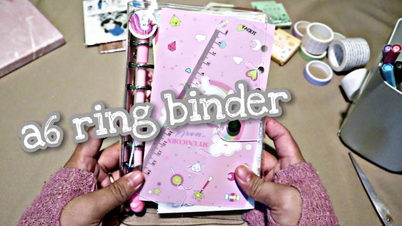 Unboxing a6 ring binder eenhobby YouTube