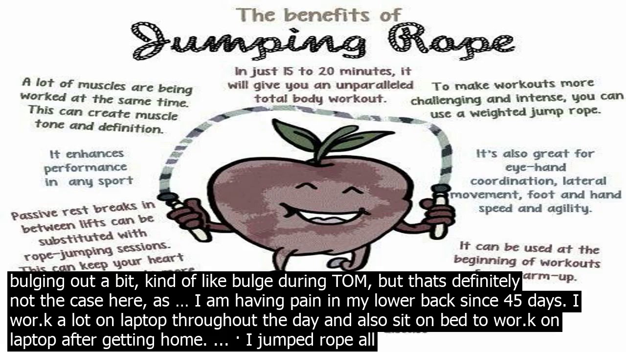 Jump rope lower back pain · i have sciatica lower back and leg pain