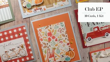 10 Cards | 1 Kit – Club EP - Carta Bella Fall Marketplace