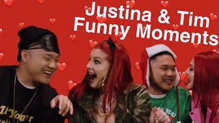 Justina trying to sleep with Tim for 6 minutes and 42 seconds strait (funny moments)