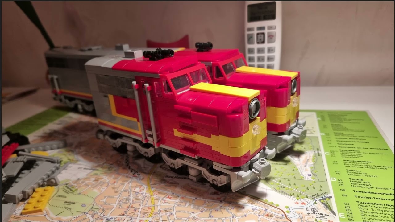 Santa Fe mit Emerald Night Waggons