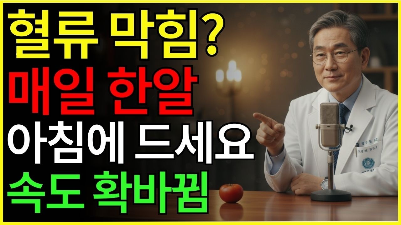 매일 토마토 한 알만 먹었을 뿐인데 혈류 속도가 달라졌습니다 | 뇌졸중 | 혈관 | 건강정보 | 장수