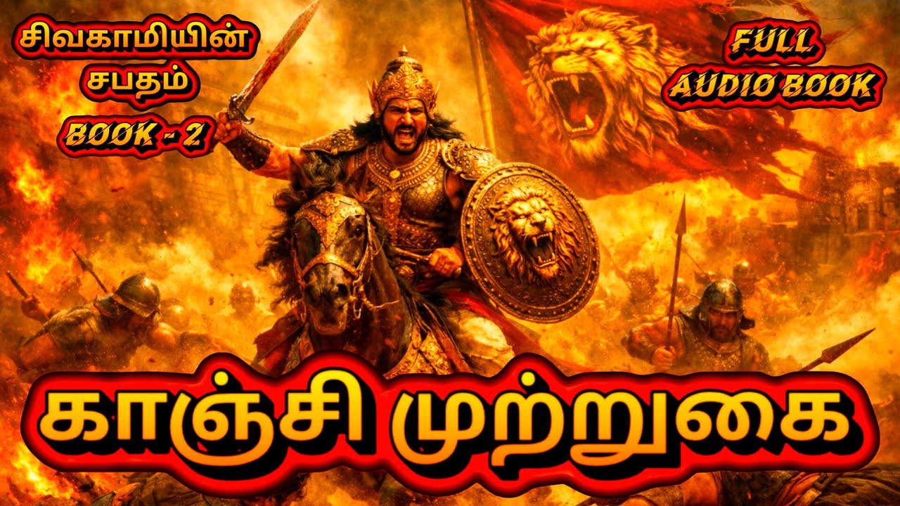 📖காஞ்சி முற்றுகை 🎧Sivagamiyin Sabatham Book-2 ஆடியோ புத்தகம் #tamilaudiobook   #tamilhistory