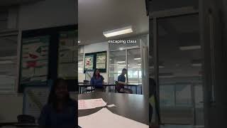 They are teying to escape class NEXT LEVEL! #school #funny