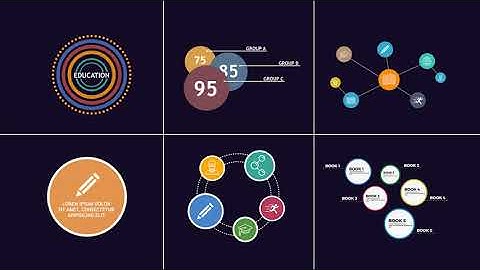 BigData Education Infographics Pack | After Effects template