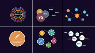 BigData Education Infographics Pack | After Effects template