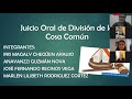 Juicio Oral de División de la Cosa Común