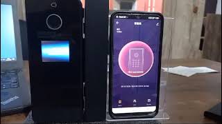 Fingerprint Glass Wireless Lock With App Unlock Feature screenshot 2