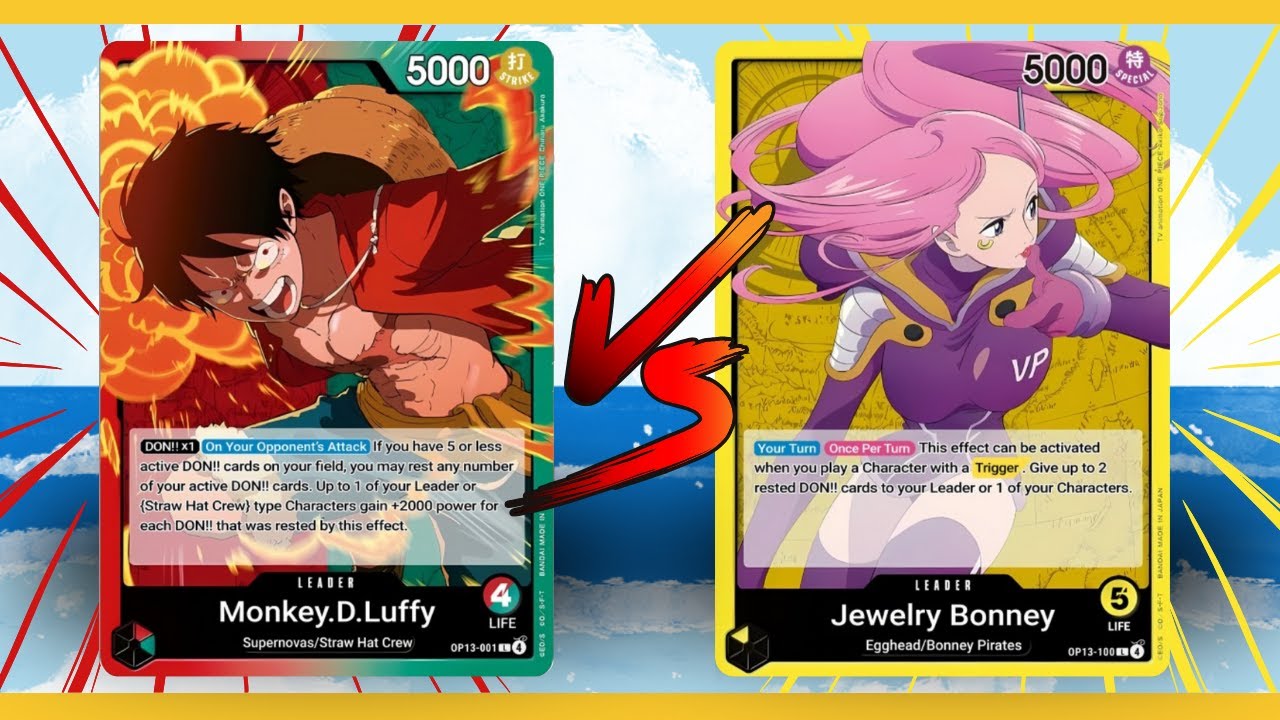 [OP14] RG Luffy Gameplay | Battle of the OP13 Leaders