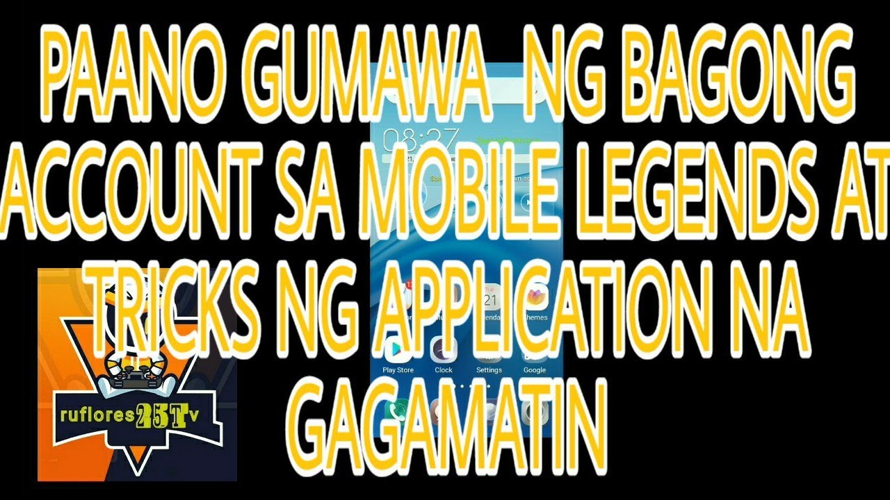 PAANO GUMAWA NG BAGONG ACCOUNT SA MOBILE LEGENDS - YouTube