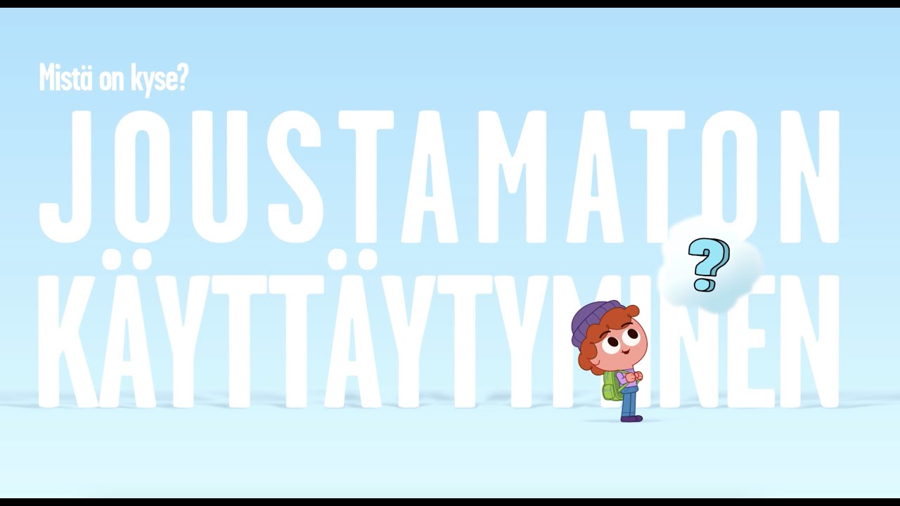 Miten lapsen joustamattomuus voi näkyä?