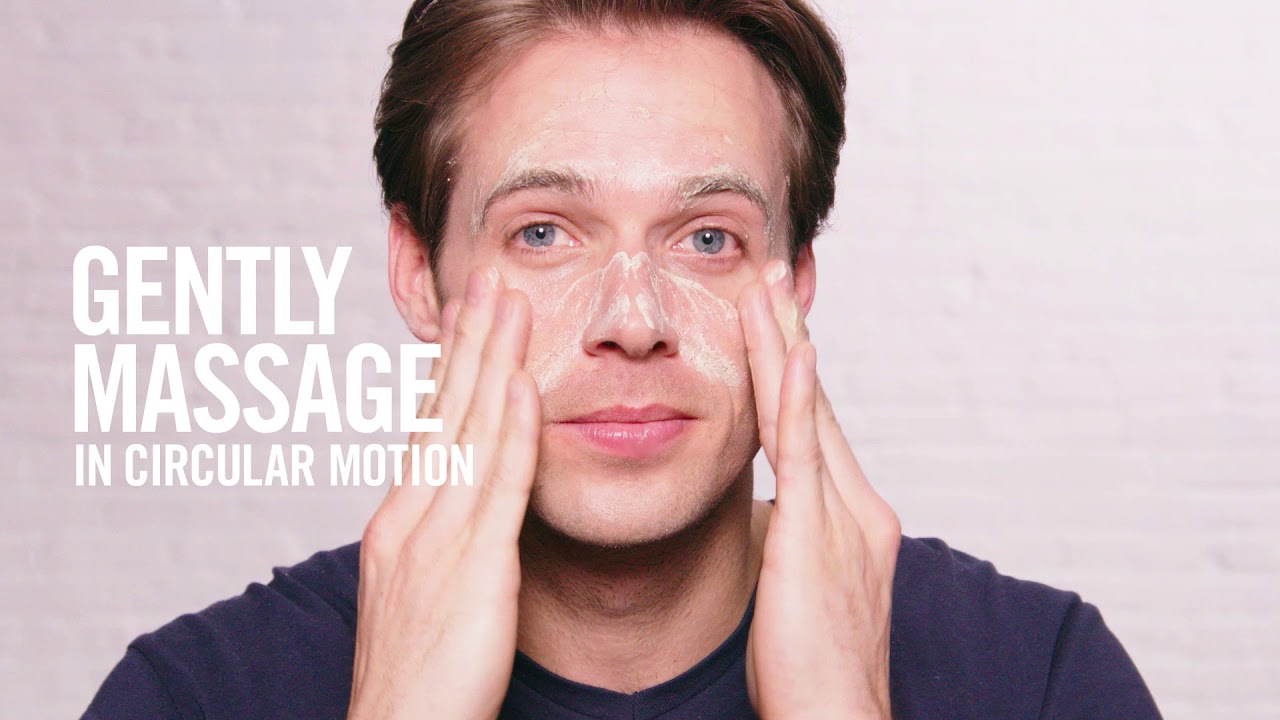 How To Apply Kiehl's Exfoliating Scrub for Men YouTube