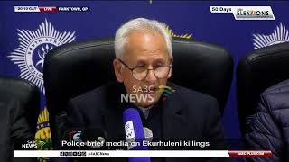 Details Ekurhuleni Murders | Police going to lock down Kempton Park: Firoz Cachalia Update