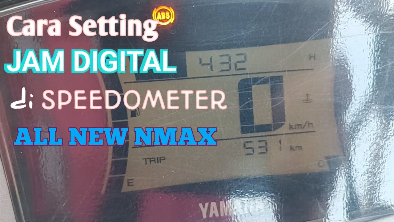 Setting jam di speedometer All New Nmax