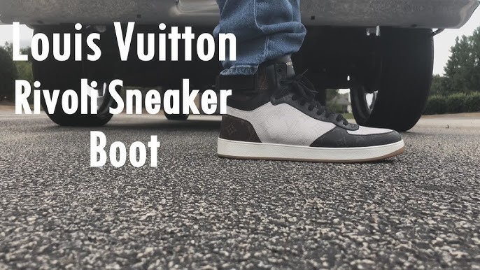 Unboxing Louis Vuitton Rivoli sneaker boot 