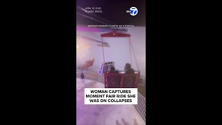 Woman captures moment fair ride she was on collapses