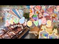 studio vlog 004 🍄🌿 packing sticker orders, etsy shop update, clay pins