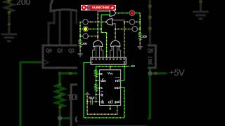 🚦 Simple Traffic Light Circuit| LED Control Using Timer IC 💡 #Shorts