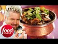 Unbelievable guy fieri loses his mind over this indian kitchen  diners driveins  dives