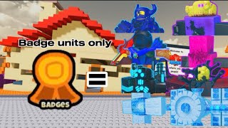 Awarded Units VS Tumore Bosses [Roblox The Battle Bricks]