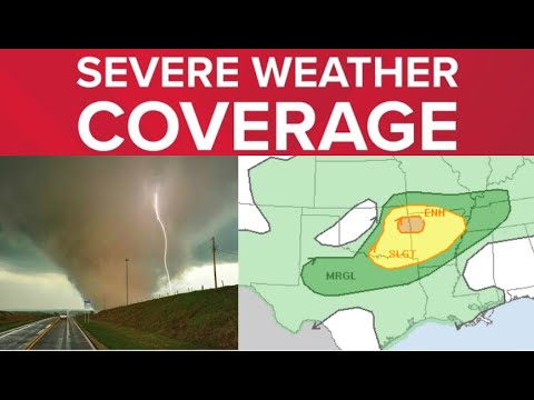 (LIVE) Tornado Coverage With Storm Chasers On The Ground - YouTube