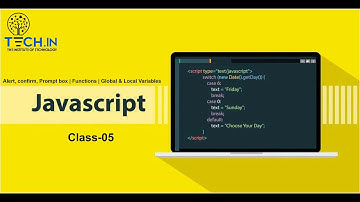JavaScript Tutorial for beginners| Alert Confirm & Prompt box | Functions | Global & Local Variables