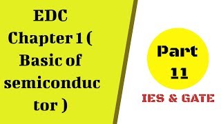 EDC Chapter 1 ( Basic of semiconductor ) Part 11