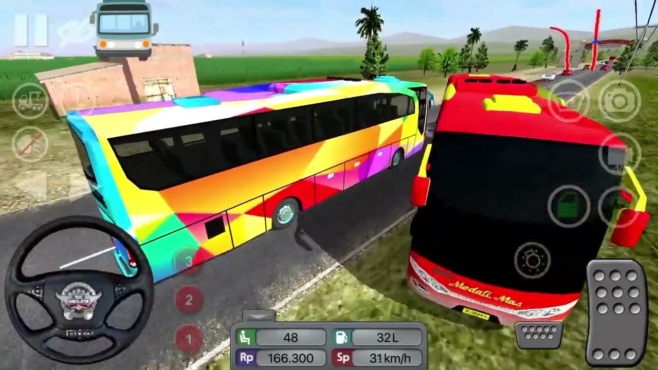 New Village Passenger Bus Simulator Indonesia Game - Android Gameplay 🚍 🎮 