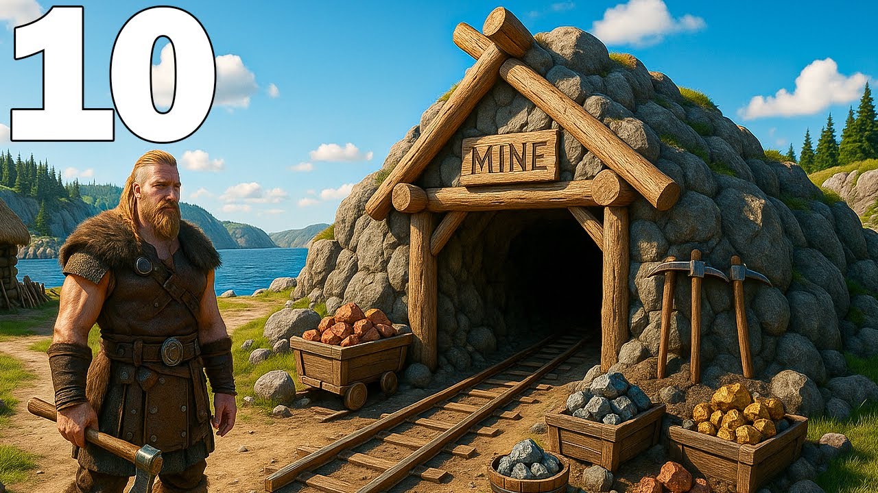 I Built Epic Viking Mine - Viking Frontiers Part 10
