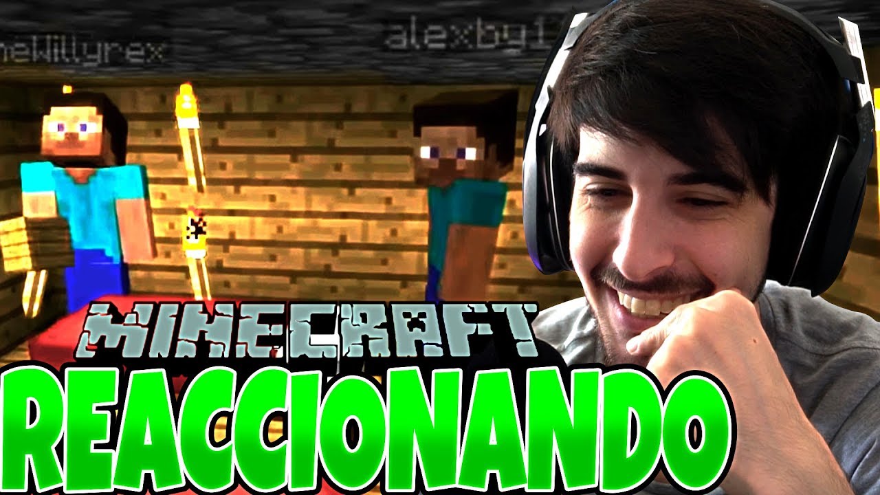 REACCIONANDO A MI PRIMERA PARTIDA DE MINECRAFT (Hace 8 añazos)