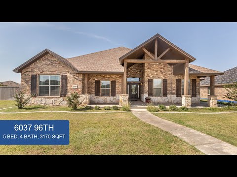 6037 96th St, Lubbock, TX home video tour