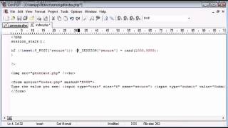 Creating Captcha Image Security Part 4