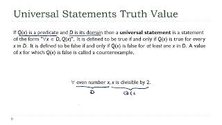 Universal Statements