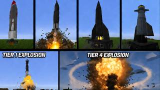 Minecraft HBM Missile Test | Tier 1 ➜ Tier 4
