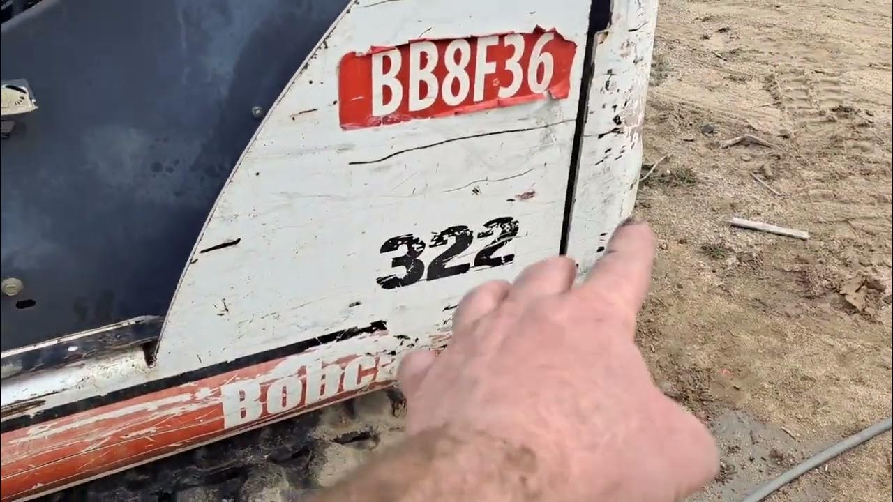 Diagnosing and repairing a (multiple) hydraulic leak on bobcat 322 mini