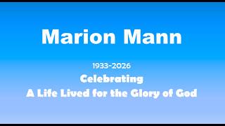 Celebration of Life | Marion Esther Mann