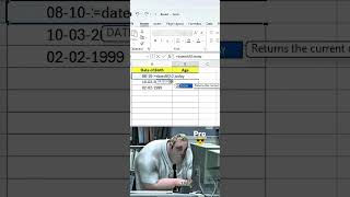 Age calculation trick in excel #excel #excelshortcuts #exceltutorial
