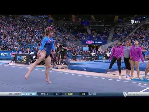 Katelyn Ohashi (UCLA) 2018 Floor vs Utah 9.975