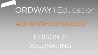 L.E.A.P. Lesson 2: Journaling