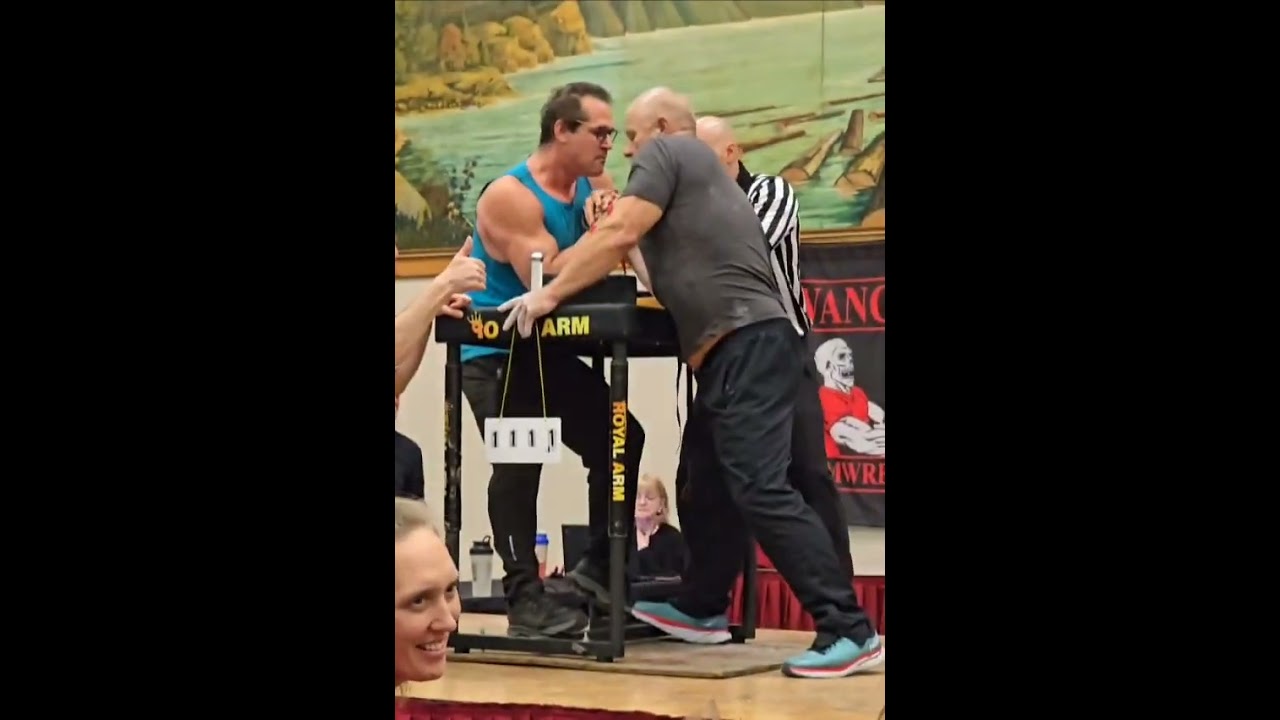 2025 BC Provincials Armwrestling Grand Masters right hand