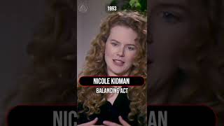 Less sleep! - Nicole Kidman's work life balance in the 90s